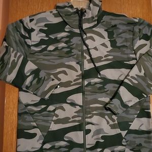Mens Fleece Tech Camo Hoodie